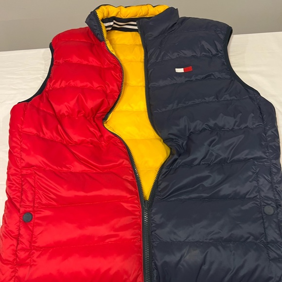 Tommy Hilfiger reversible down vest Men’s Size Large - Picture 7 of 9